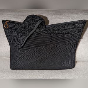 Vintage black Corde cocktail bag